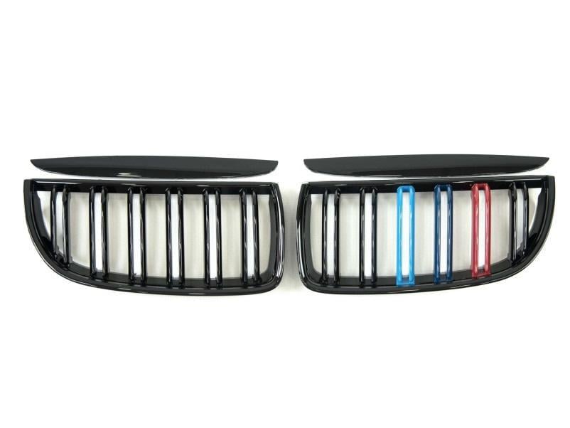 Решетка радиатора GBT для BMW 3 M-Look E-90/91/92/93 2005-2011 гг. пластик Черный (27668861)