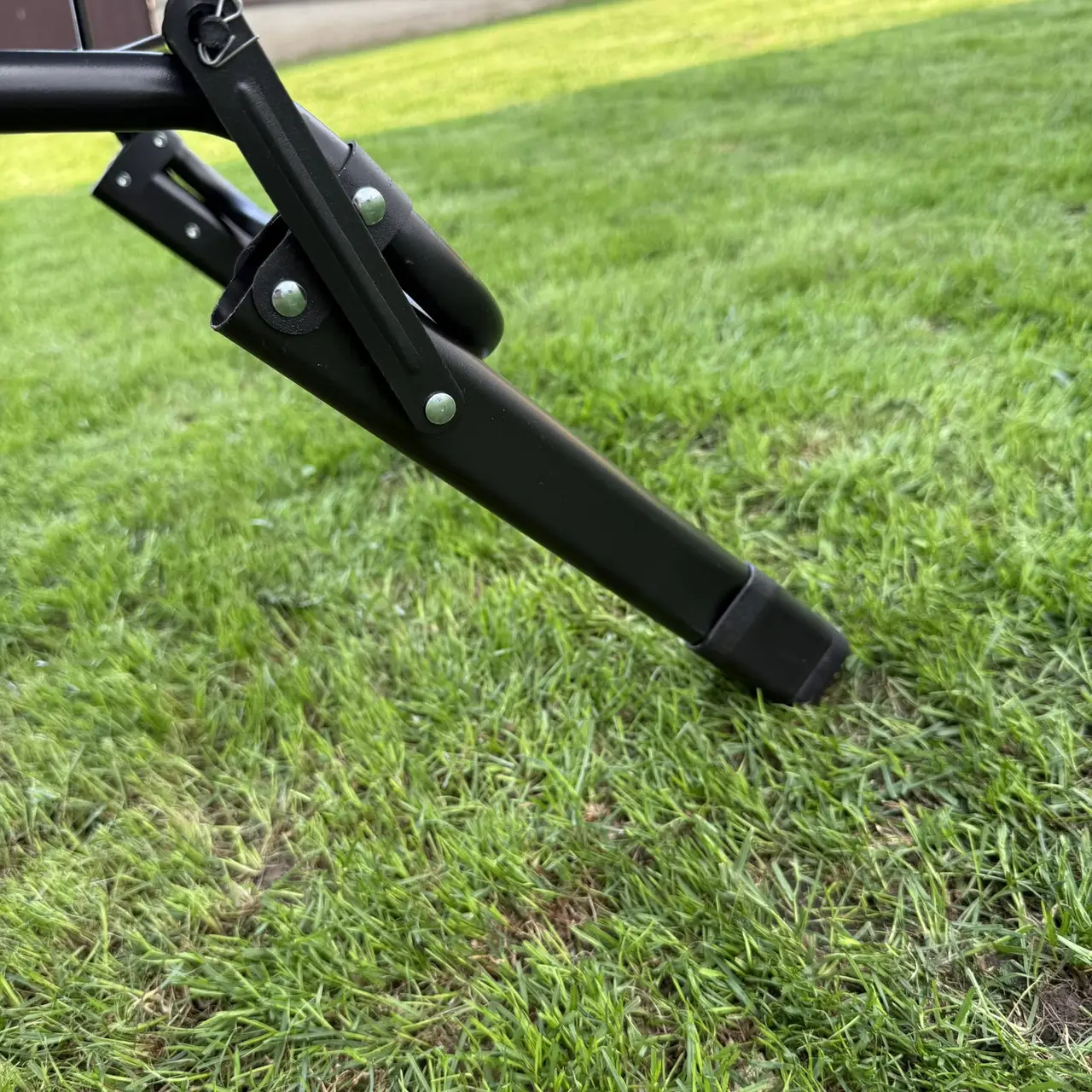 Шезлонг садовый тканевый с матрасом Garden Черно-синий - фото 7 Шезлонг садовый тканевый с матрасом Garden Черно-синий - фото 7