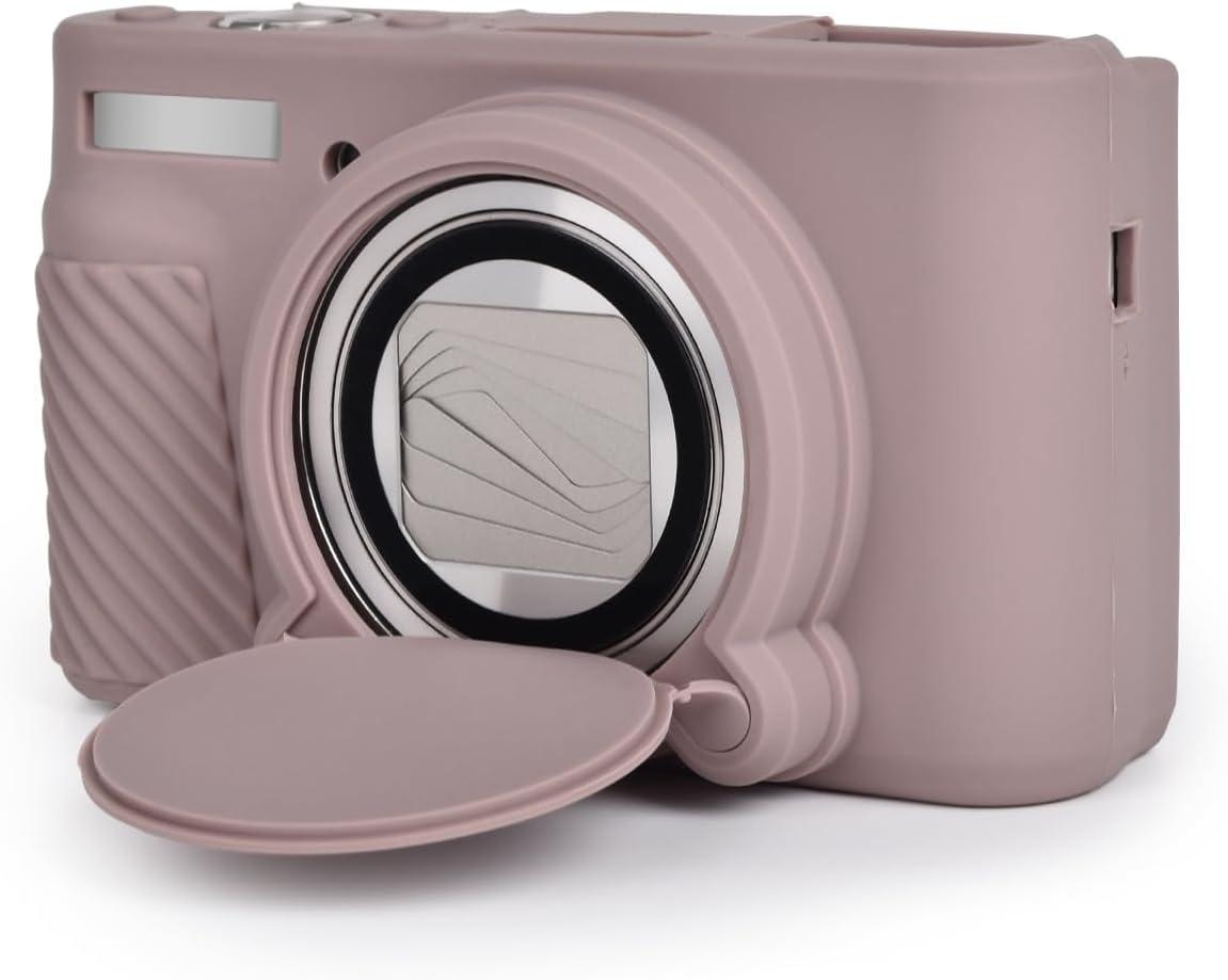 Чохол захисний силіконовий із кришкою для фотоапаратів CANON Powershot SX740 SX730 Сірий (2825434507)