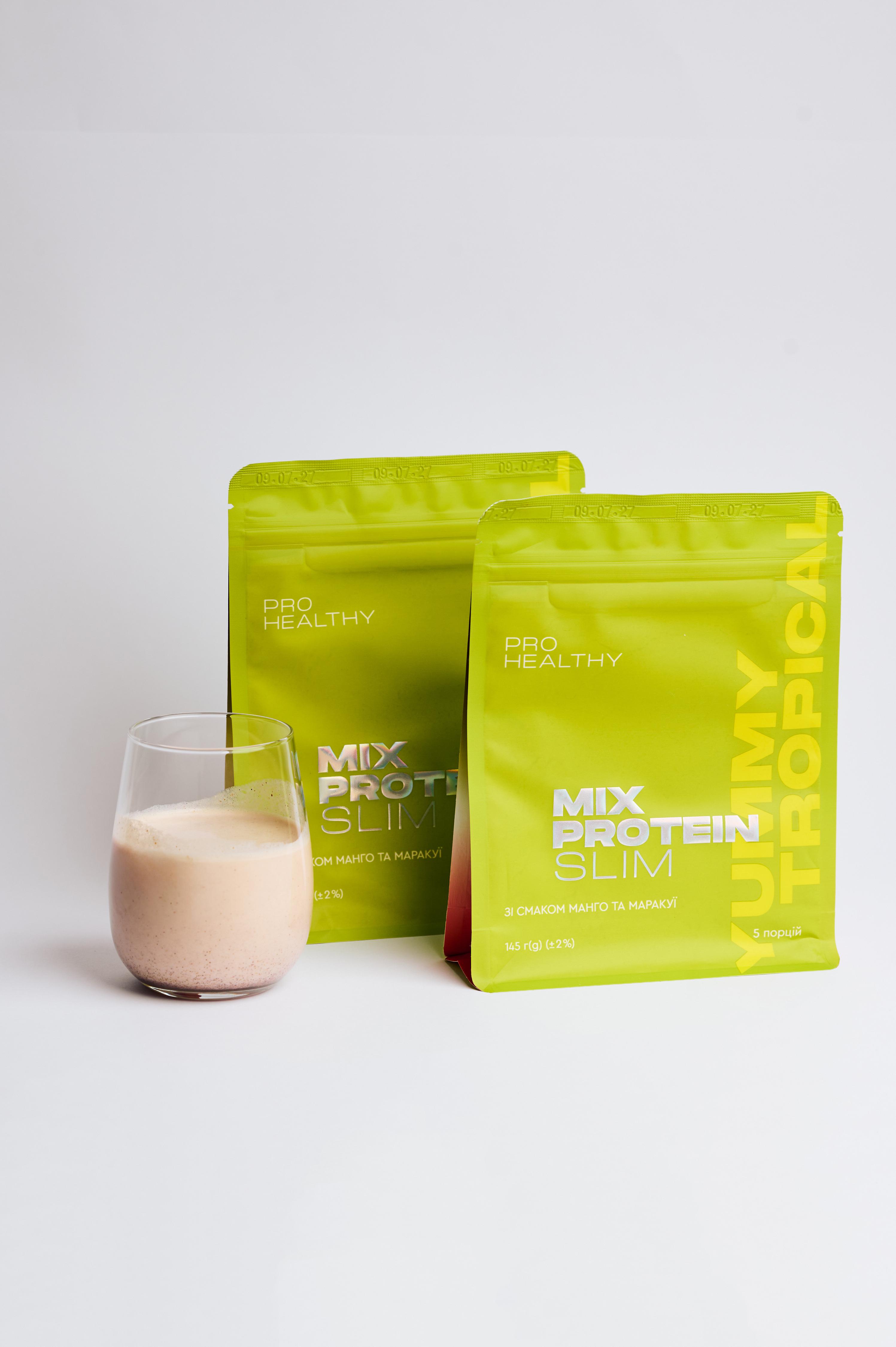 Протеїновий коктейль готовий Choice для інтенсивного схуднення Mix Protein Slim Yummy Tropical 145 г 5 порцій (27768319) - фото 3 Протеїновий коктейль готовий Choice для інтенсивного схуднення Mix Protein Slim Yummy Tropical 145 г 5 порцій (27768319) - фото 3