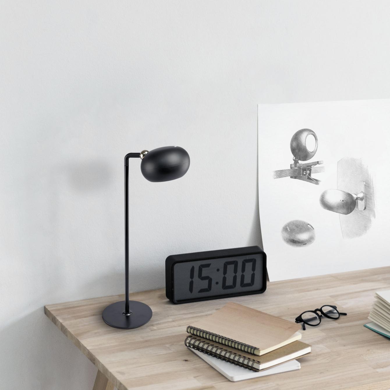 Настільна лампа LED Titanum з акумулятором 3W 3000-5500K Чорний (24549726) - фото 8