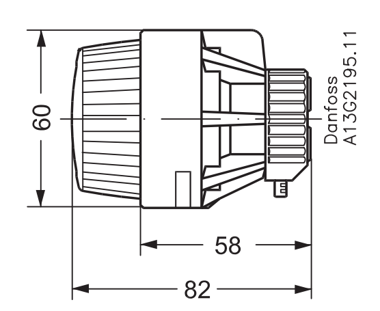 Терморегулирующая арматура радиаторная Danfoss RA 2920 с защитным кожухом (013G2920) - фото 3