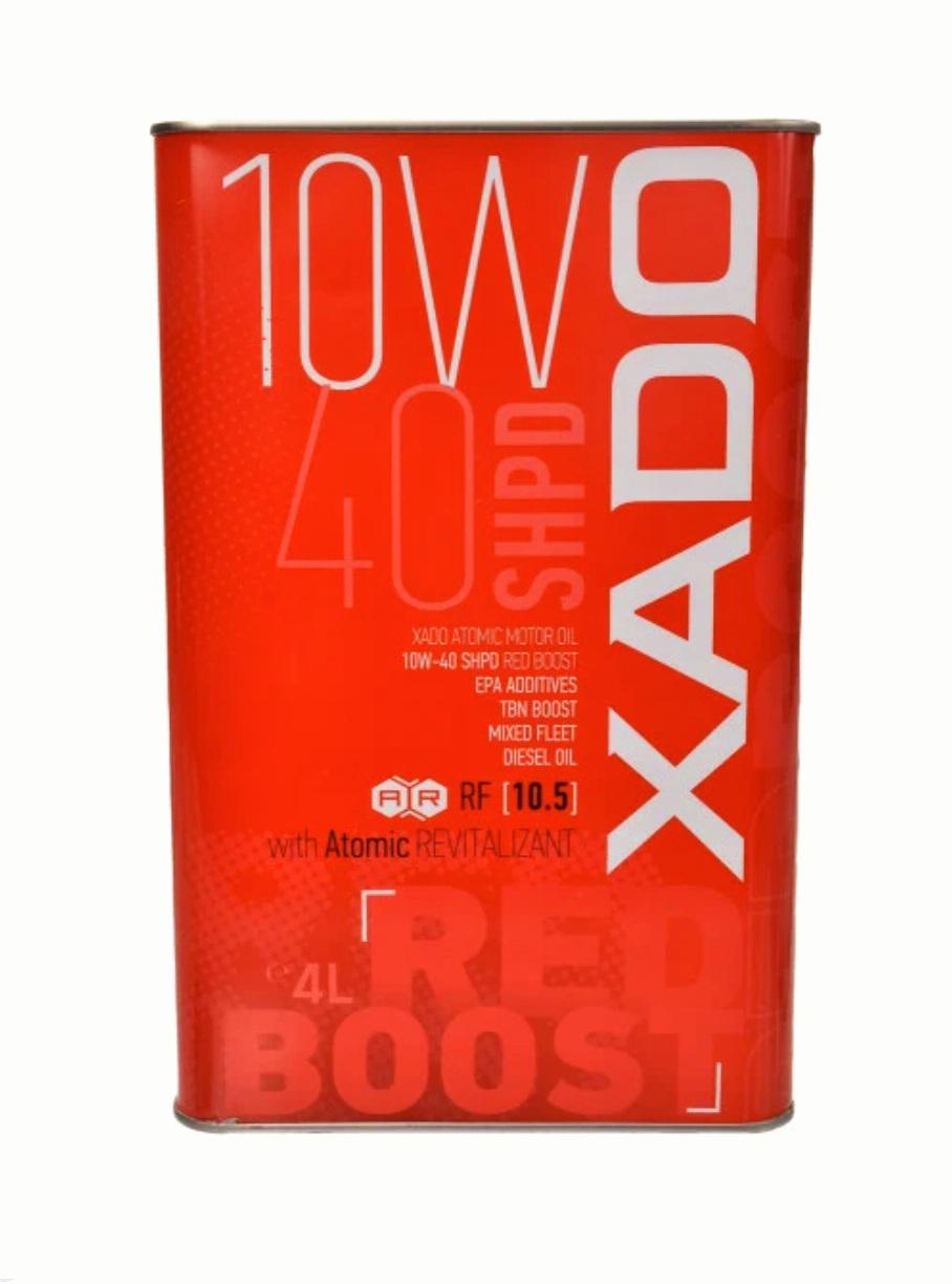 Моторная смазка XADO 10W-40 SL/CF RED Boost 4 л (ХА 26244) - фото 2 Моторная смазка XADO 10W-40 SL/CF RED Boost 4 л (ХА 26244) - фото 2