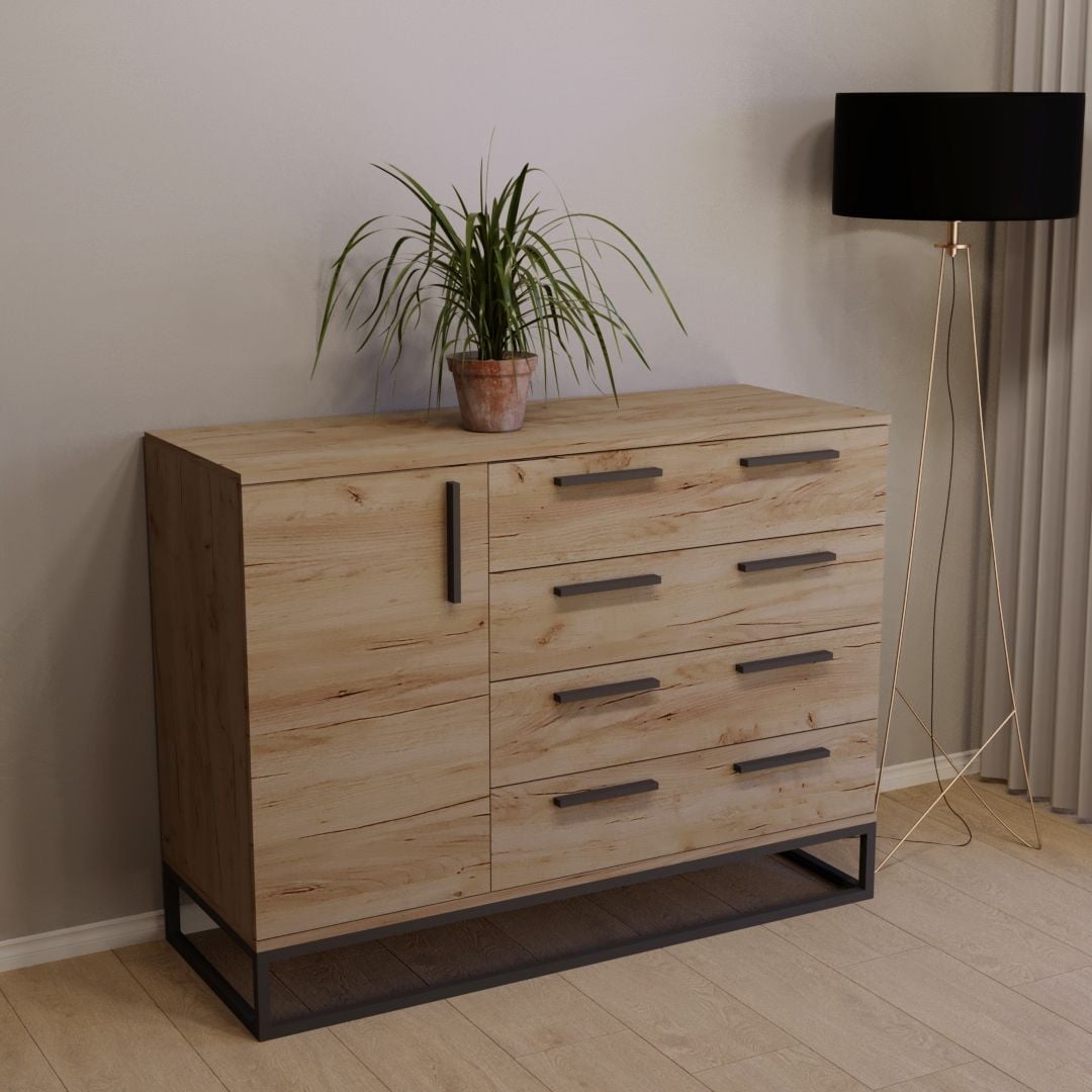 Комод Тиса Мебель 444 Дуб Тахо (9004055) Комод Тиса Мебель 444 Дуб Тахо (9004055)