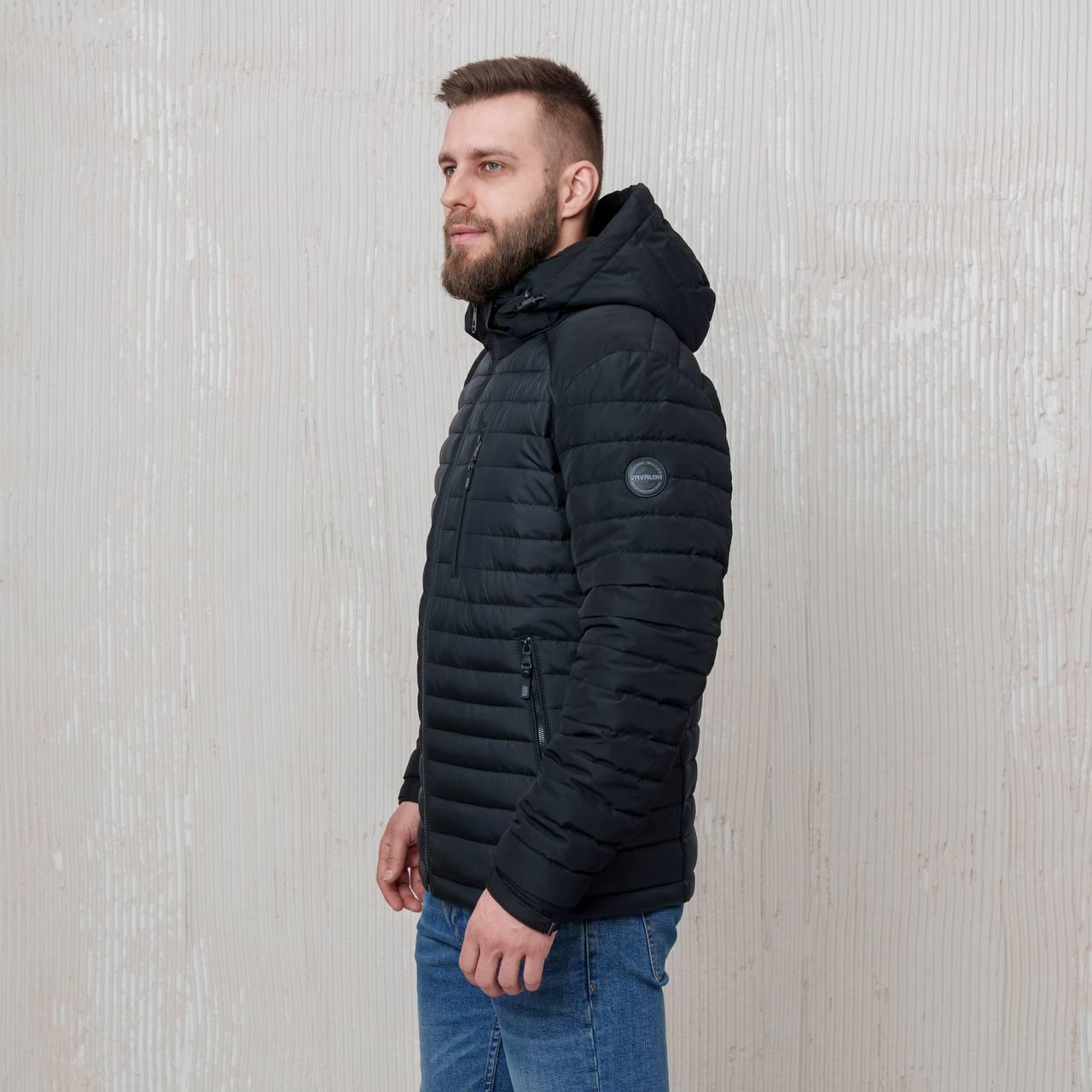 Куртка чоловіча демісезонна Vavalon 2118-V р. 64 Чорний (29109026) - фото 4 Куртка чоловіча демісезонна Vavalon 2118-V р. 64 Чорний (29109026) - фото 4