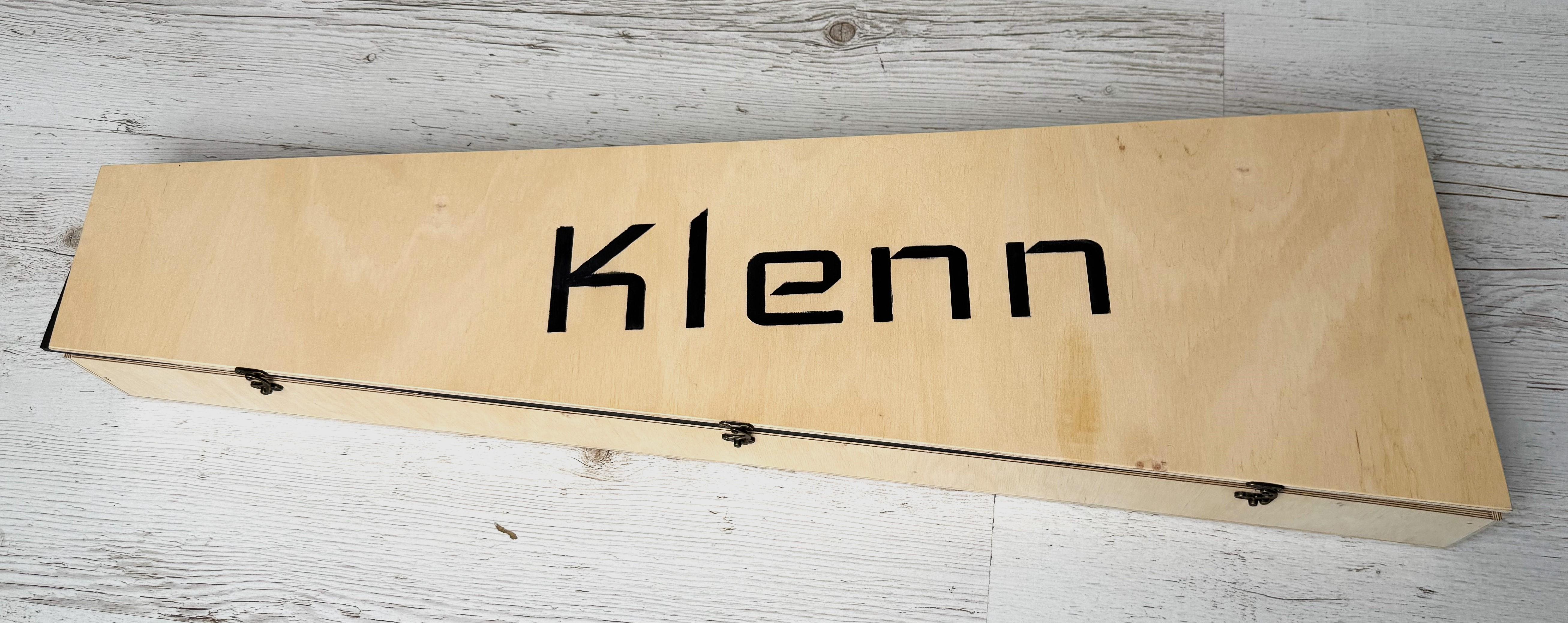 Ложка для взуття Klenn з дуба та епоксидної смоли Чорний - фото 5