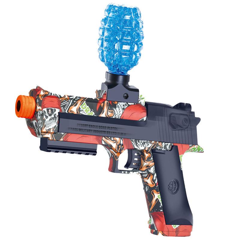 Дитячий іграшковий пістолет Power Desert Eagle Pirate Skull на гідрогелевих кульках-орбізах (00000078653_1)