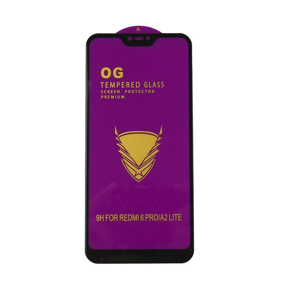 Защитное стекло OG для Xiaomi Mi A2 Lite/Redmi 6 Pro в упаковке Black (15791)
