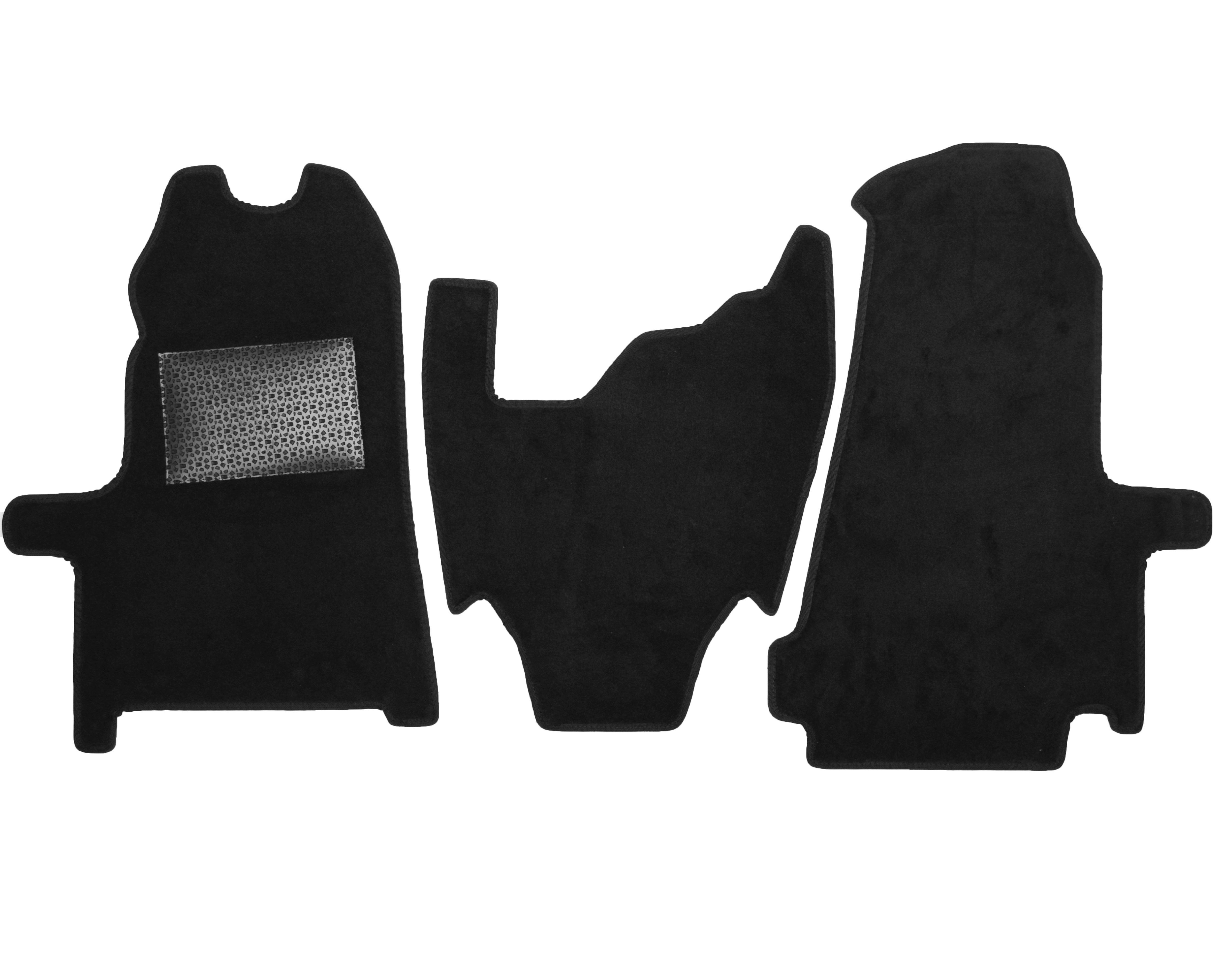 Коврики в салон передние для Ford Transit '06-13 текстильные Черный (164980)