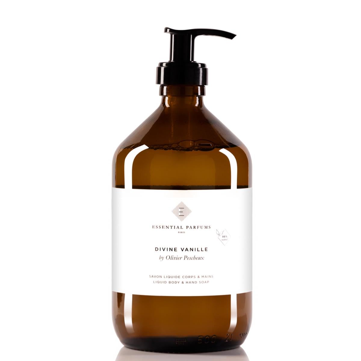 Рідке мило для рук та тіла унісекс Essential Parfums Divine Vanille 500 мл (374504)