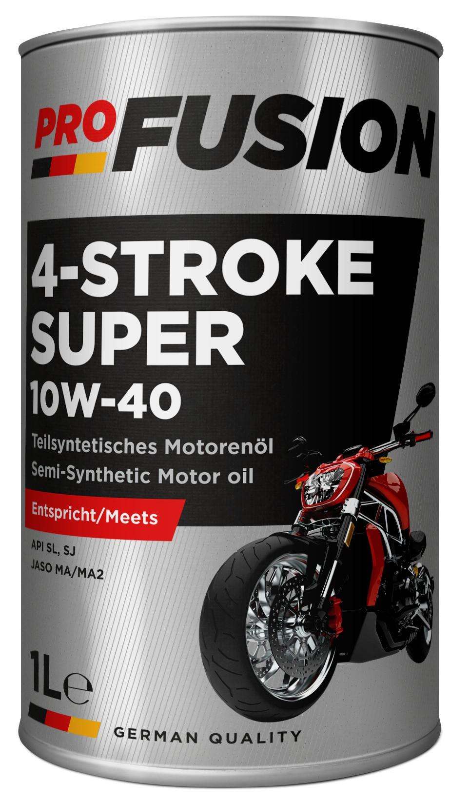 Моторное масло PROFUSION 4-Stroke Super 4-х тактное полусинтетическое 10W-40 1 л