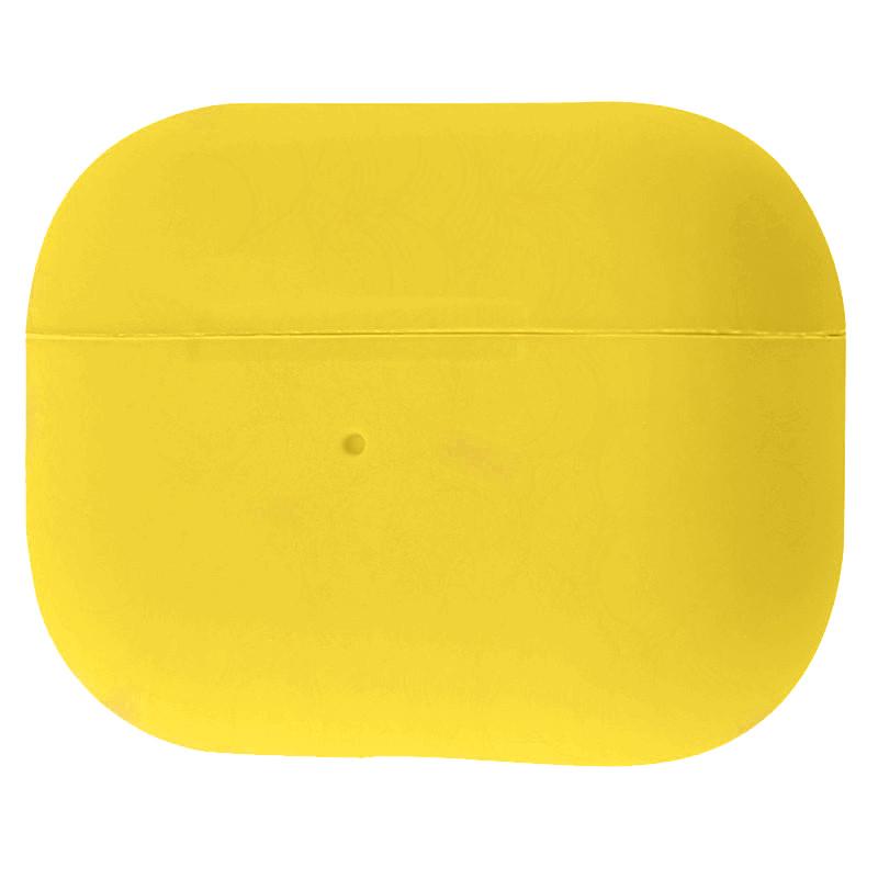 Футляр силиконовый противоударный для наушников AirPods Pro 2 Canary Yellow