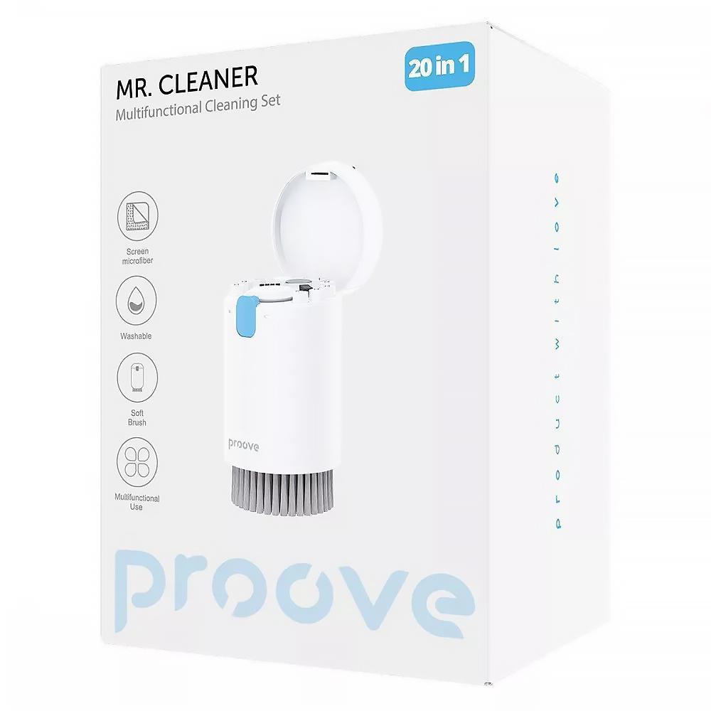 Набор для чистки гаджетов PROOVE Mr. Cleaner 20in1 White (MCS00002002) - фото 8 Набор для чистки гаджетов PROOVE Mr. Cleaner 20in1 White (MCS00002002) - фото 8