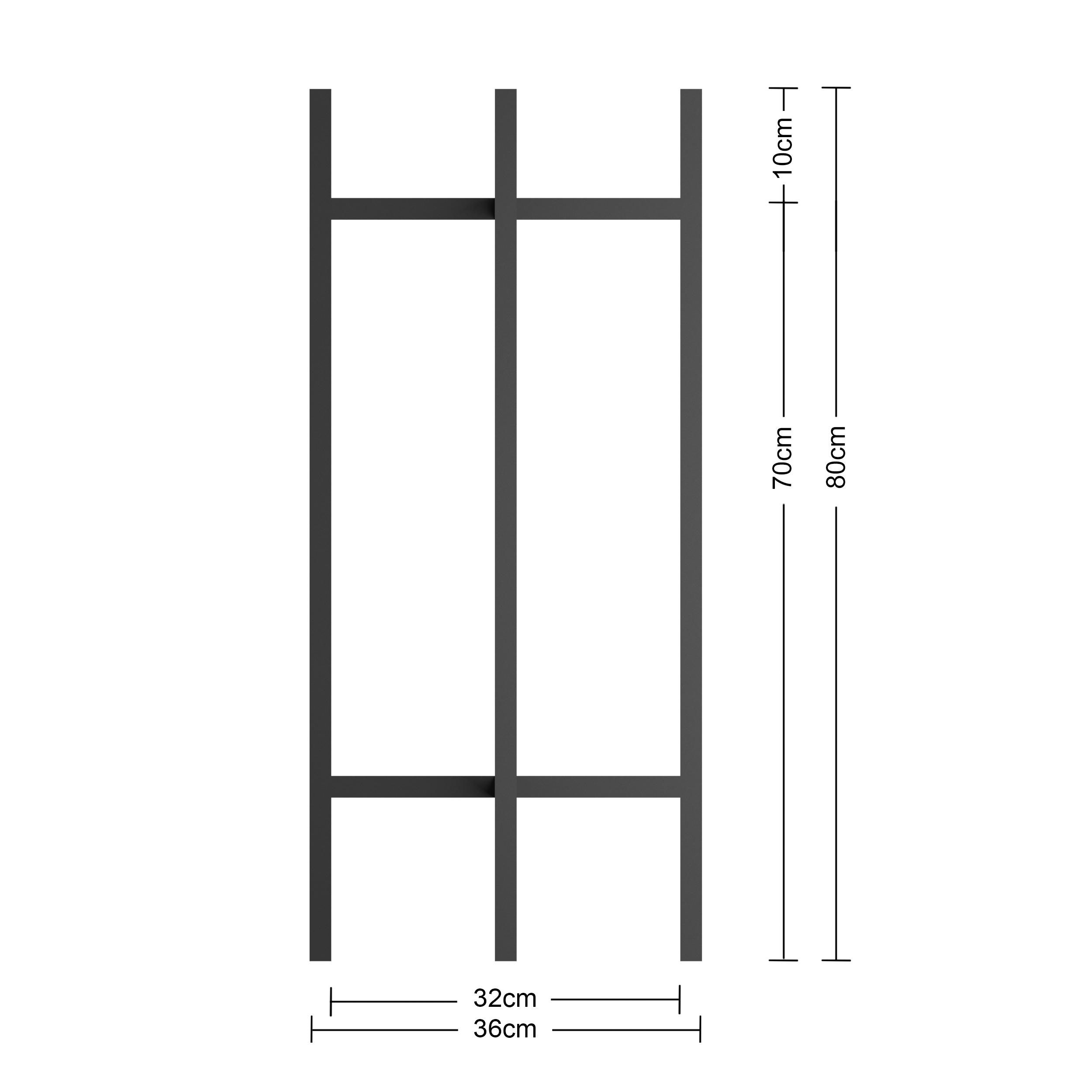 Подставка для цветов Orizon LOFT X BIG из металла 80х36х36 см Черный матированный - фото 5 Подставка для цветов Orizon LOFT X BIG из металла 80х36х36 см Черный матированный - фото 5