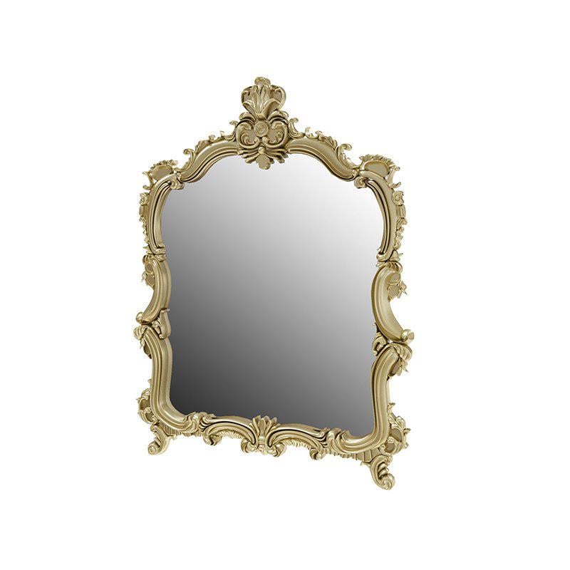 Зеркало MiroMark Дженифер Радика ламинированная ДСП Бежевый/Золотой (JF-81-RB)