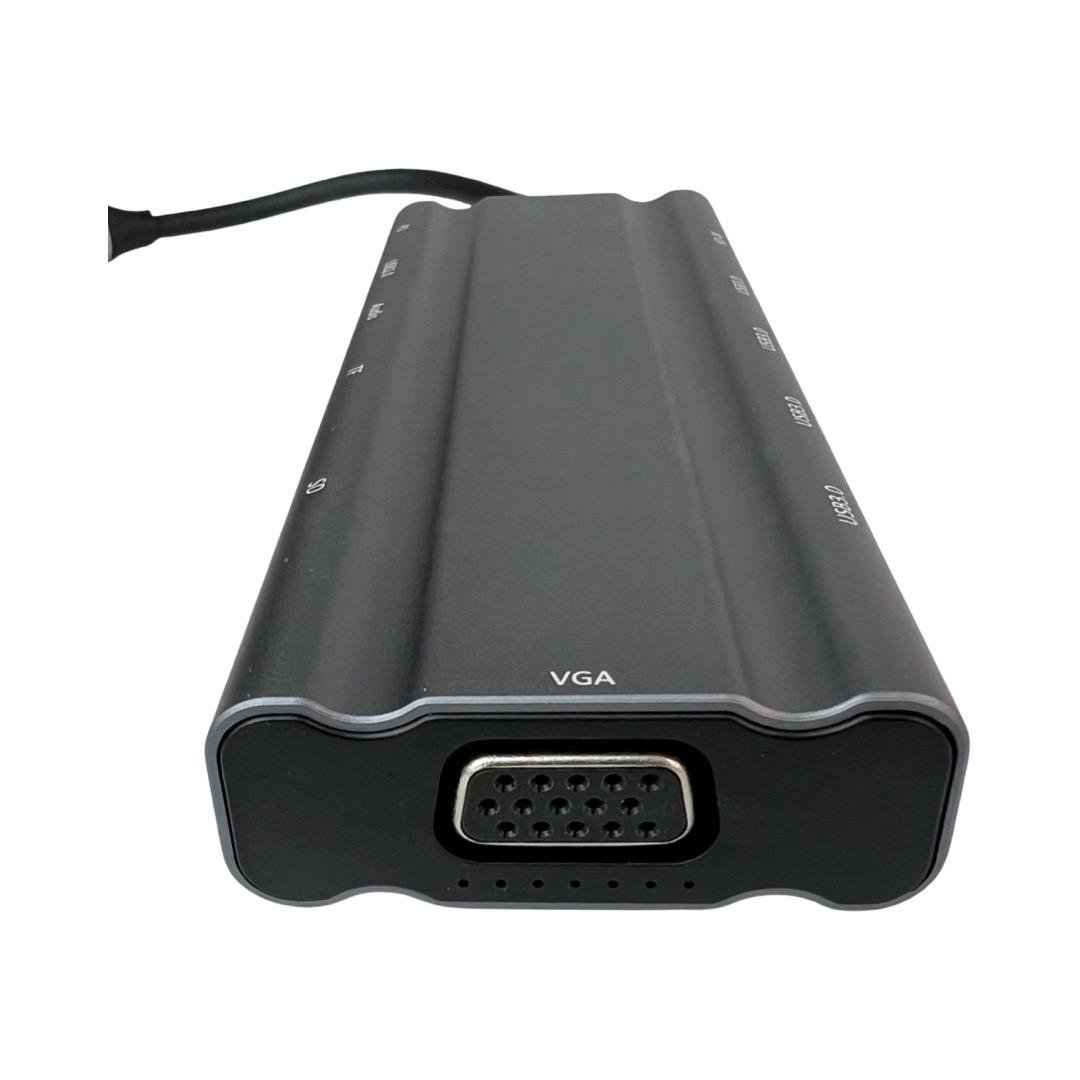 USB-хаб Wondertech WT00586 10в1 USB2.0x1 USB3.0x1 USB-C - фото 4