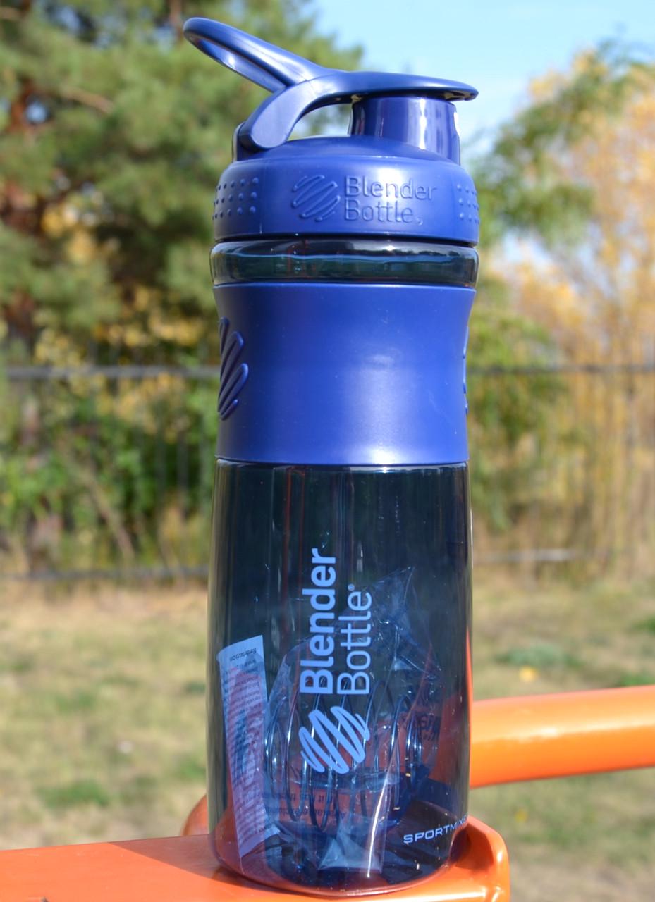 Шейкер спортивный BlenderBottle SportMixer 28oz 820 ml Navy - фото 5