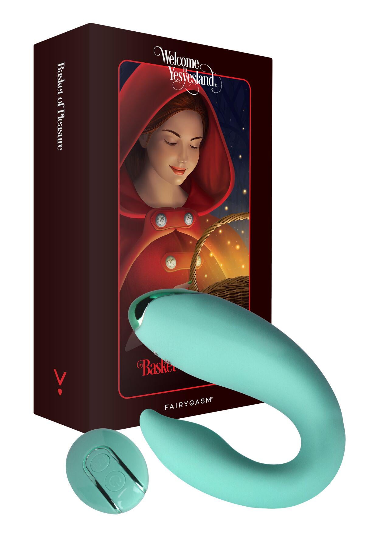 Вібратор для пар FairyGasm PleasureBerry з пультом Green (SX0641)