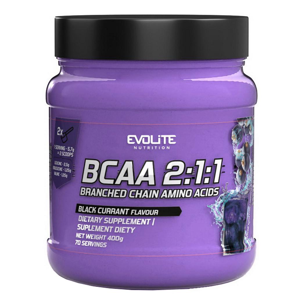 Аминокислоты Evolite Nutrition BCAA 2:1:1 400 г Черная смородина (22164-01)