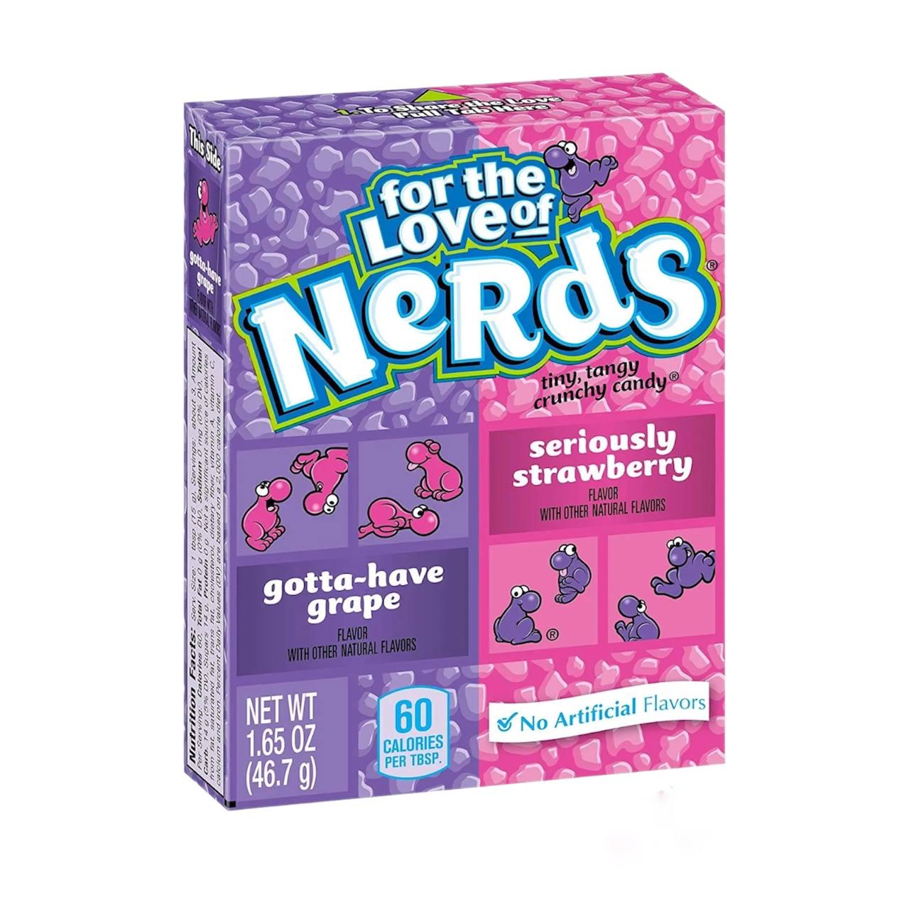 Нердсы Nerds Grape & Strawberry Виноград-клубника 46,7 г (00000006031) - фото 2