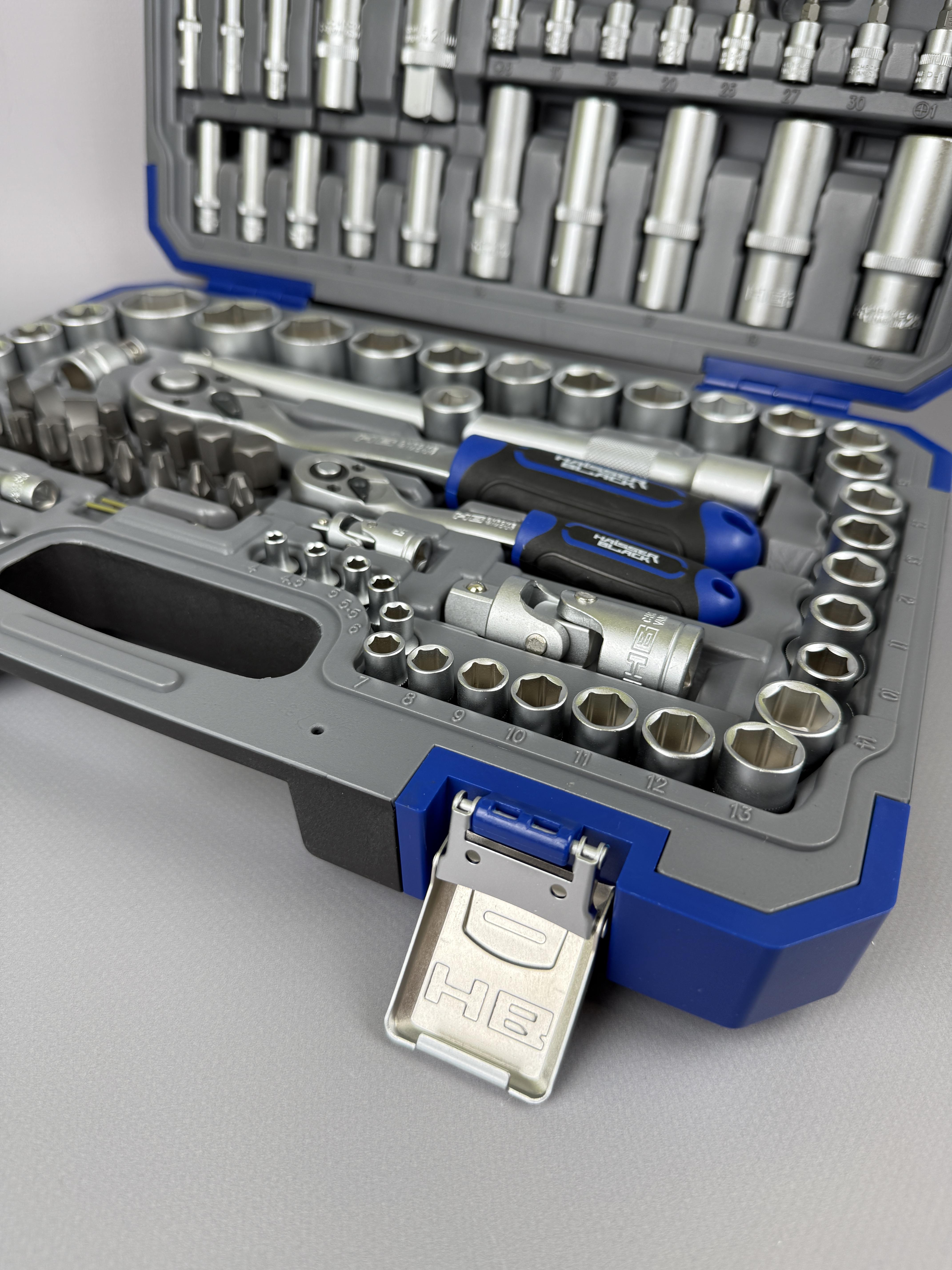 Автонабір інструментів Haisser 108 од. Black (70255) - фото 3