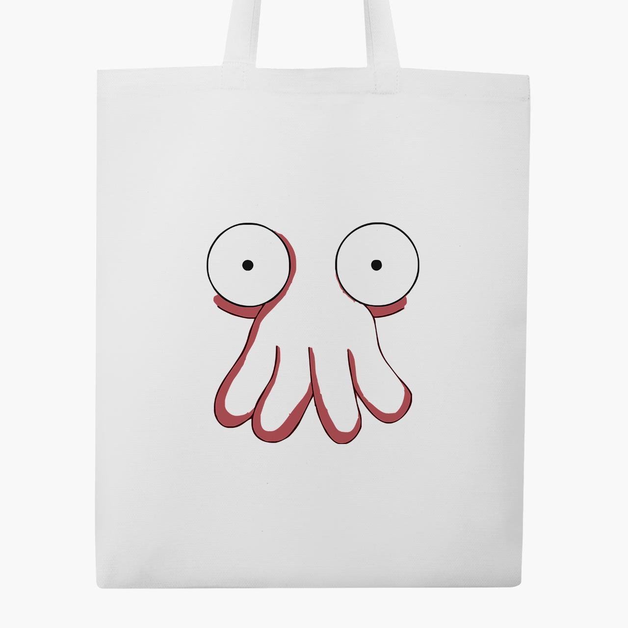 Эко сумка шоппер Doctor Zoidberg Futurama 41х35 см Белый (9227-2029-WT1) - фото 5