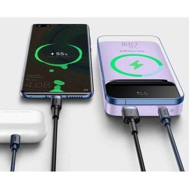 Батарея портативна Baseus Wireless Charger Magnetic PPCX010005 10000 mAh 20W Purple - фото 4