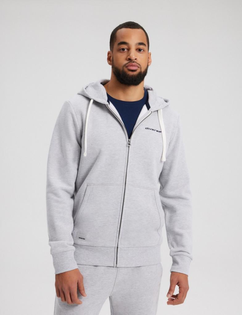 Толстовка чоловіча Diverse REVEGAS ZIP 241 XXXL Сірий меланж (5902598948809) Толстовка чоловіча Diverse REVEGAS ZIP 241 XXXL Сірий меланж (5902598948809)