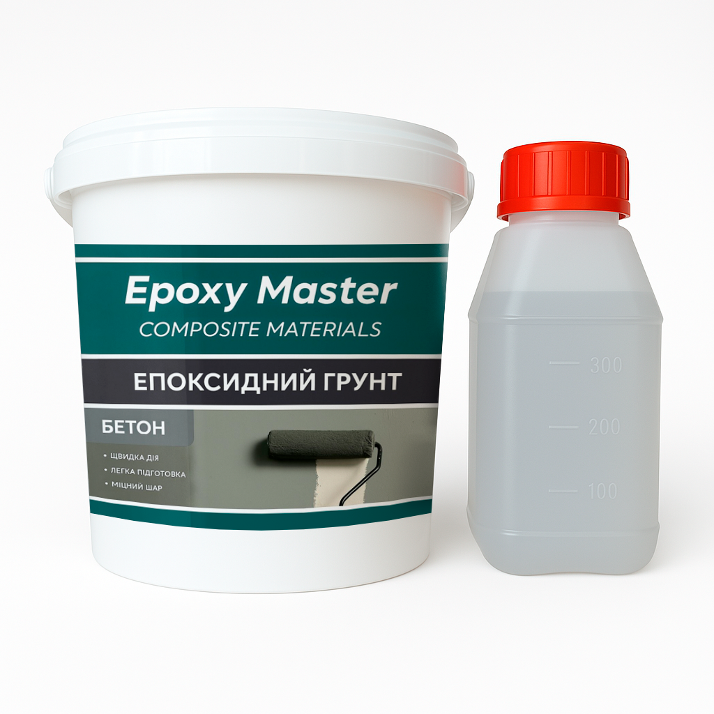 Грунтовка эпоксидная по бетону Epoxy Master для бетонных поверхностей и пола 3 кг