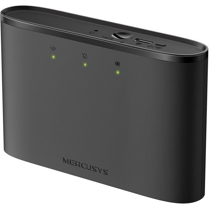 Маршрутизатор мобильный Mercusys MT110 Wi-Fi 4 N150 2,4 ГГц Nano SIM Micro-USB 2.0 2200 mAh Black (36944265)