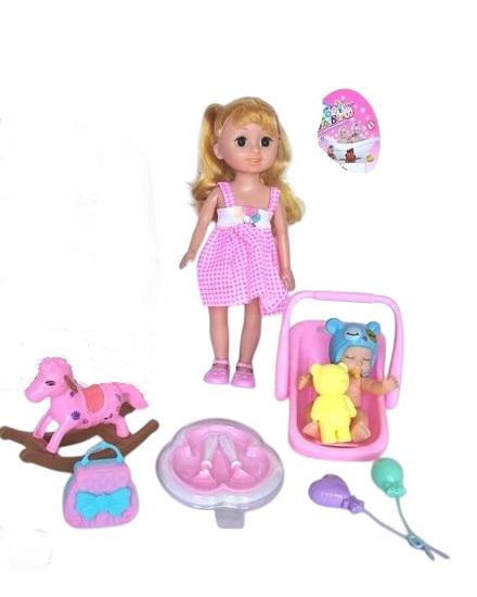 Кукла ToyCloud Мама ребенком аксессуары (LD5402-19C)