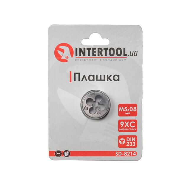 Плашка Intertool SD-8214 M 5x0,8 мм (127906) - фото 3