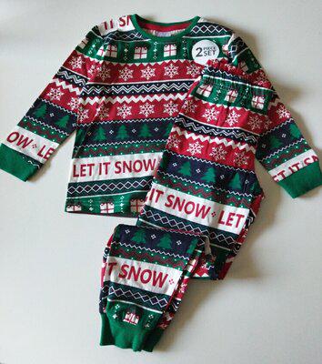 Піжама дитяча Pepco з новорічним принтом 92-98 см