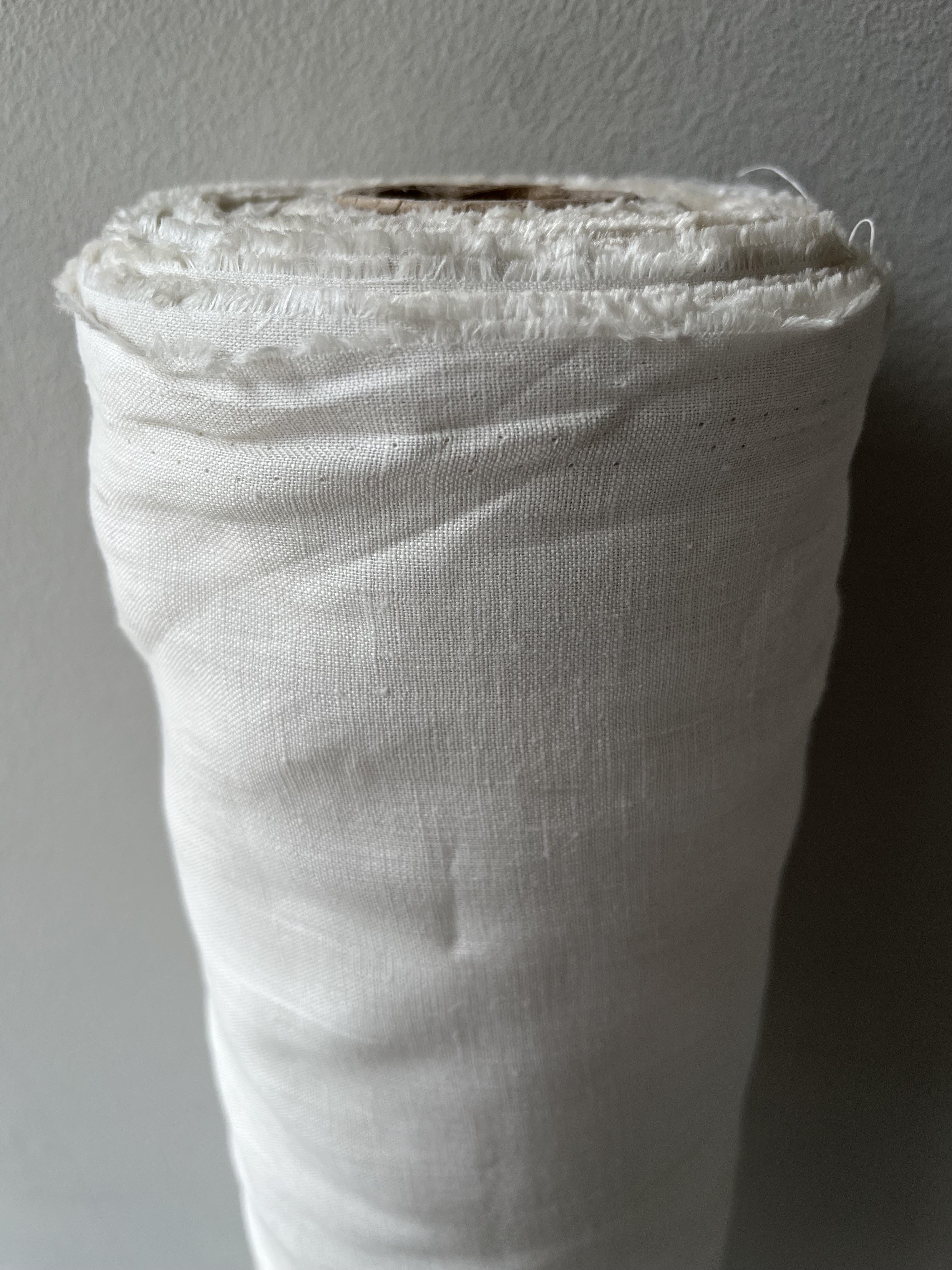 Ткань рубашечно-платья Linen Plus 100% лен 143 см 756 Молочный - фото 2 Ткань рубашечно-платья Linen Plus 100% лен 143 см 756 Молочный - фото 2