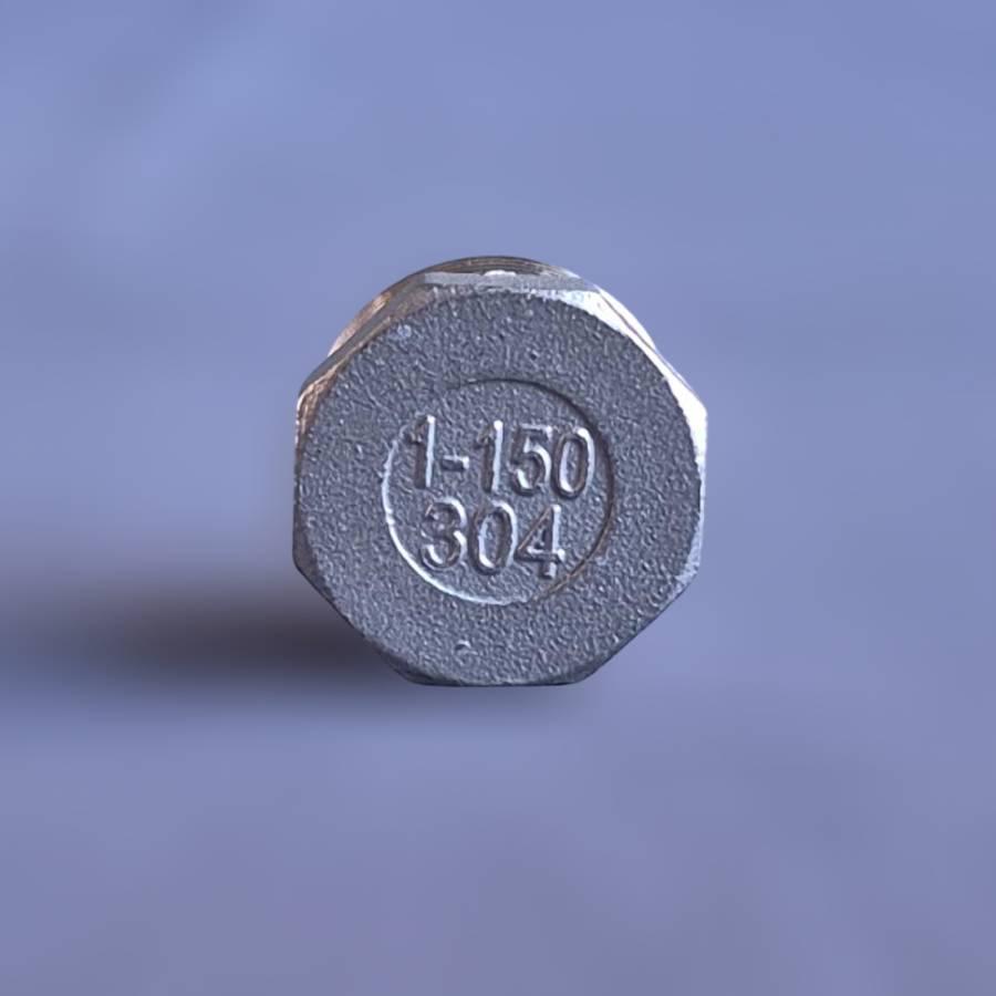 Заглушка різьбова восьмигранна DN25 BSPP н/ж сталь AISI304 Class-150 зовнішня різьба 1" (29203376) - фото 4 Заглушка різьбова восьмигранна DN25 BSPP н/ж сталь AISI304 Class-150 зовнішня різьба 1" (29203376) - фото 4