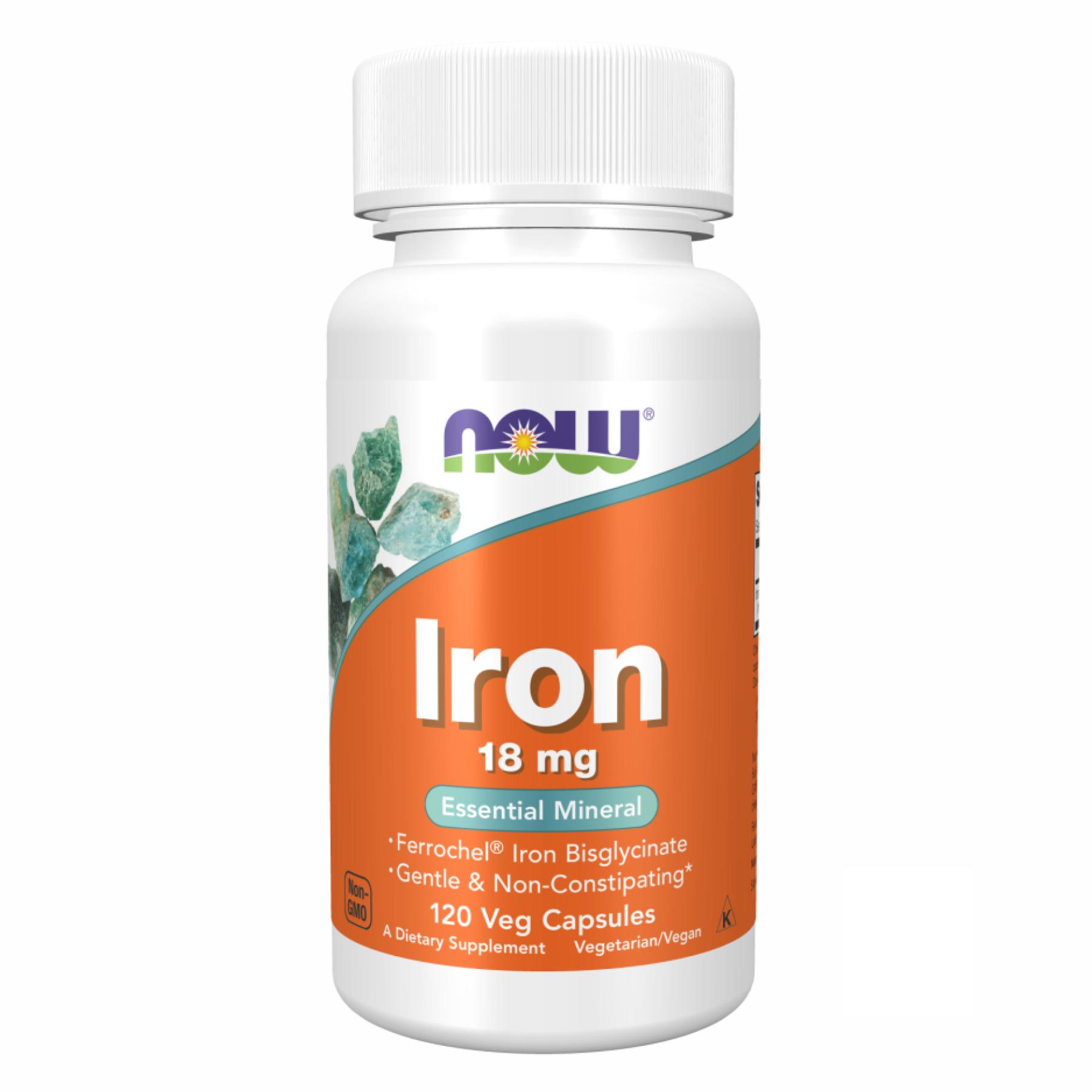 Натуральная добавка Iron 18mg Ferrochel 120 vcaps (2022-10-0035)
