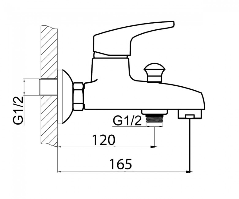 Змішувач для ванної Mixxen Silver Аякс Кургат SLBN2030z (000050096) - фото 2 Змішувач для ванної Mixxen Silver Аякс Кургат SLBN2030z (000050096) - фото 2