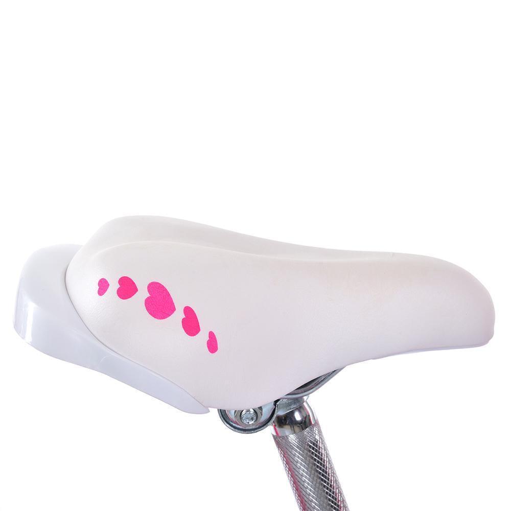 Велосипед для дівчинки PROF1 Princess 16" з багажником Малиновий - фото 5 Велосипед для дівчинки PROF1 Princess 16" з багажником Малиновий - фото 5