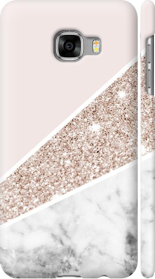 Чехол на Samsung Galaxy C5 C5000 Пастельный мрамор (4342m-301-42517)