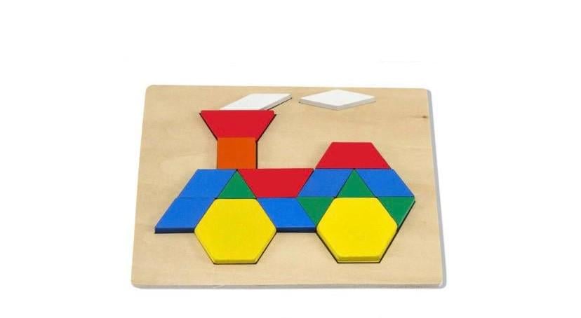 Игровой набор деревянный Playtive Tangram Mosaico 127 дет.