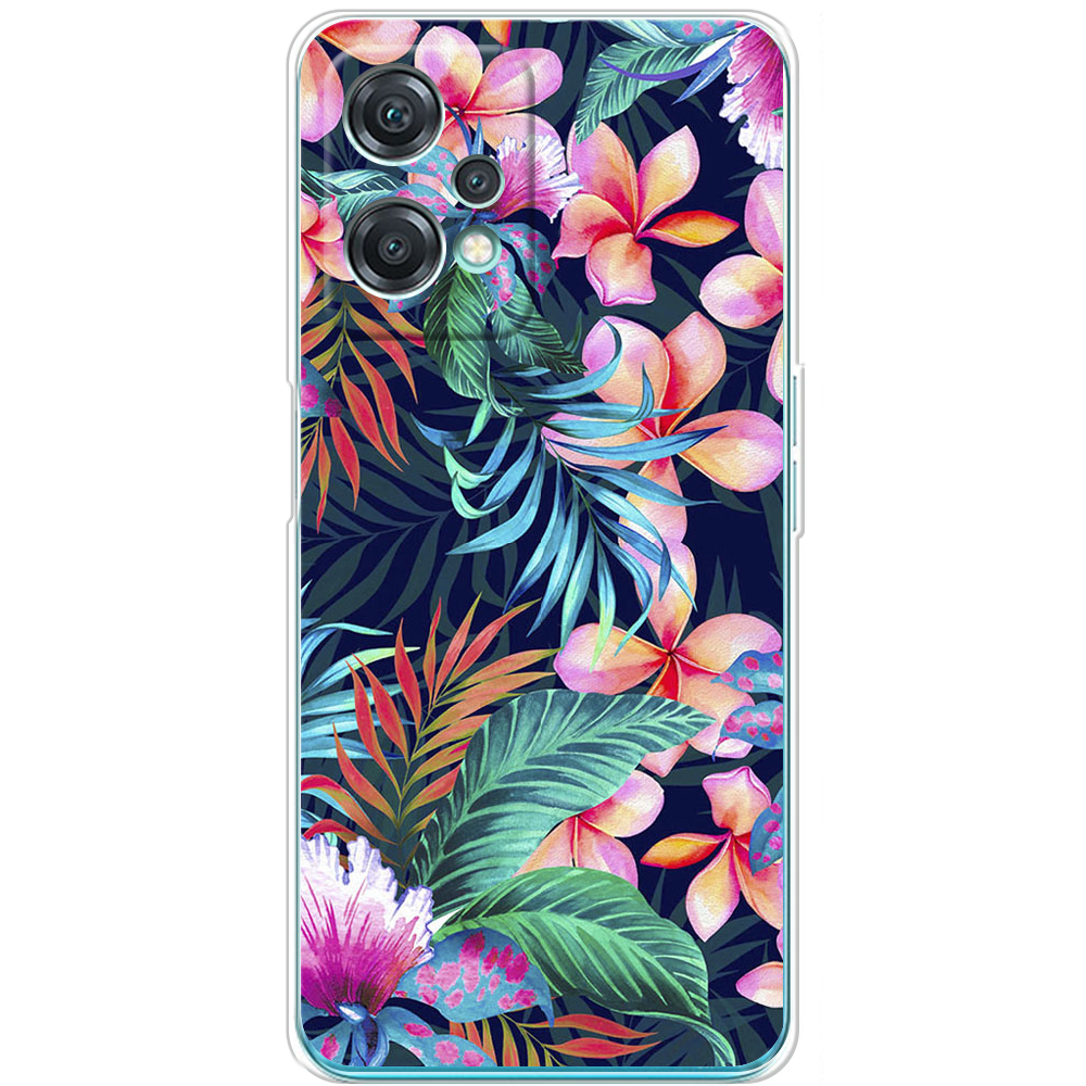 Чехол OnePlus Nord CE 2 Lite 5G flowers in the tropics Прозрачный силикон (44617-up1971-44617) Чехол OnePlus Nord CE 2 Lite 5G flowers in the tropics Прозрачный силикон (44617-up1971-44617)