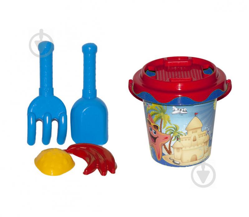 Набор песочный Технок Голубой (3138)
