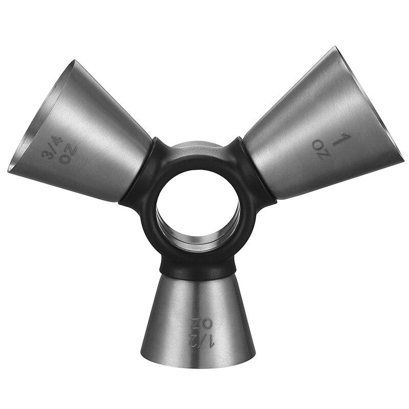 Джигер коктейльний Olin&Olin трикутник з кількома вимірюваннями 1 1/2 3/4 oz Сріблястий - фото 3 Джигер коктейльний Olin&Olin трикутник з кількома вимірюваннями 1 1/2 3/4 oz Сріблястий - фото 3