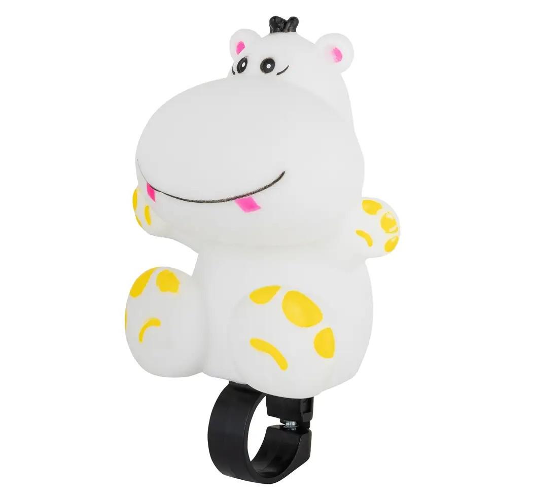 Звонок детский на руль детский KLS Look-out Желтый/белый (1085-8585053819486)