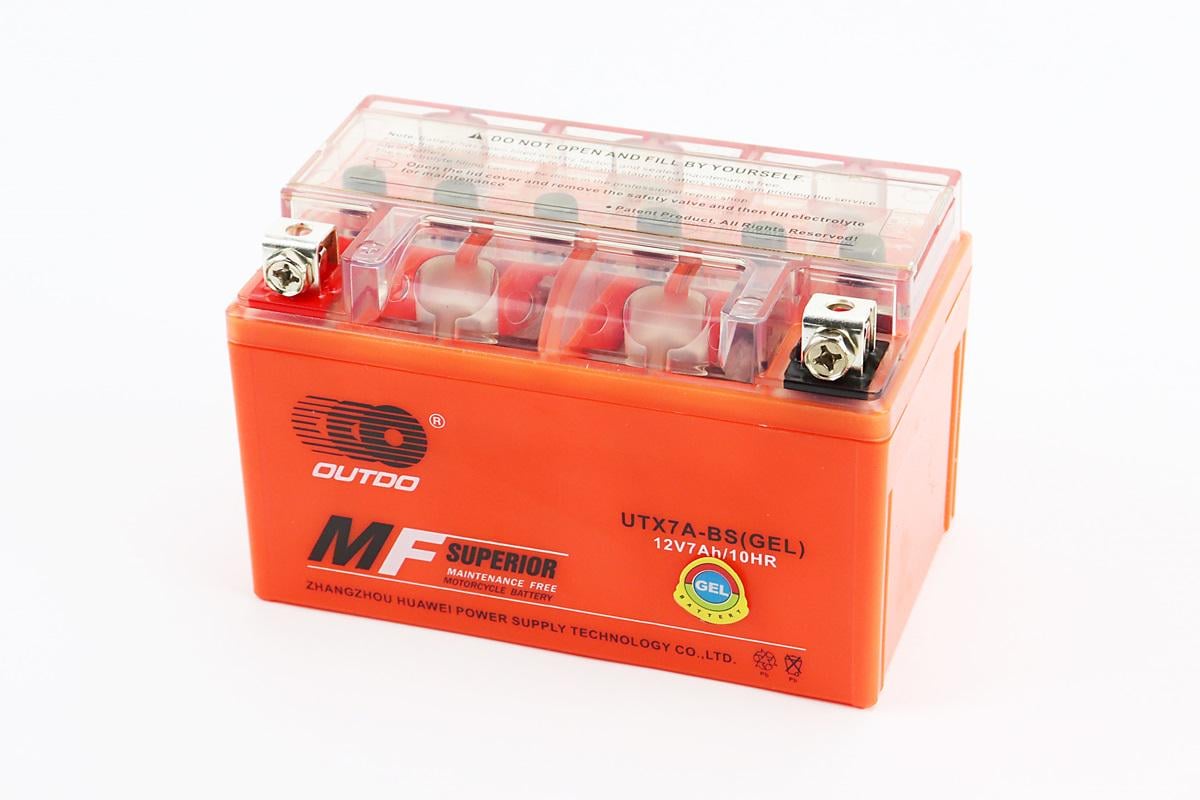 Акумулятор 12V 7Ah UTX7A-BS GEL 150x87x94 мм (301016)
