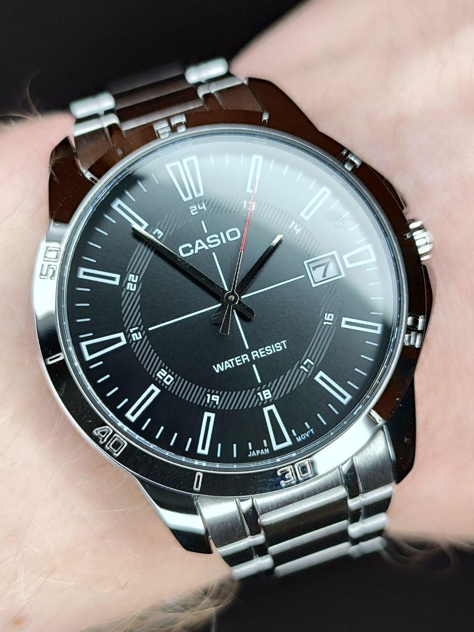 Наручные часы мужские Casio MTP-V004D-1C Timeless Collection Черный (2668163845)