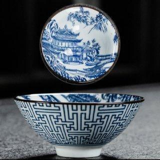 Пиала фарфоровая в традиционном китайском стиле 90 мл - фото 3