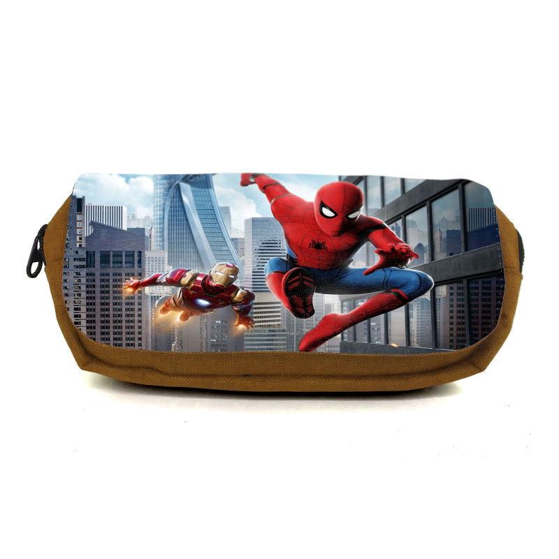 Пенал школьный Паук Spiderman-01 Оранжевый (1559444021)