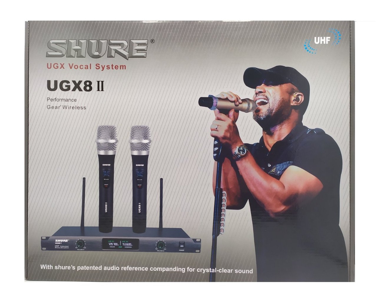 Радиосистема SHURE UGX8II с 2 микрофонами Черный (MD-14164) - фото 4