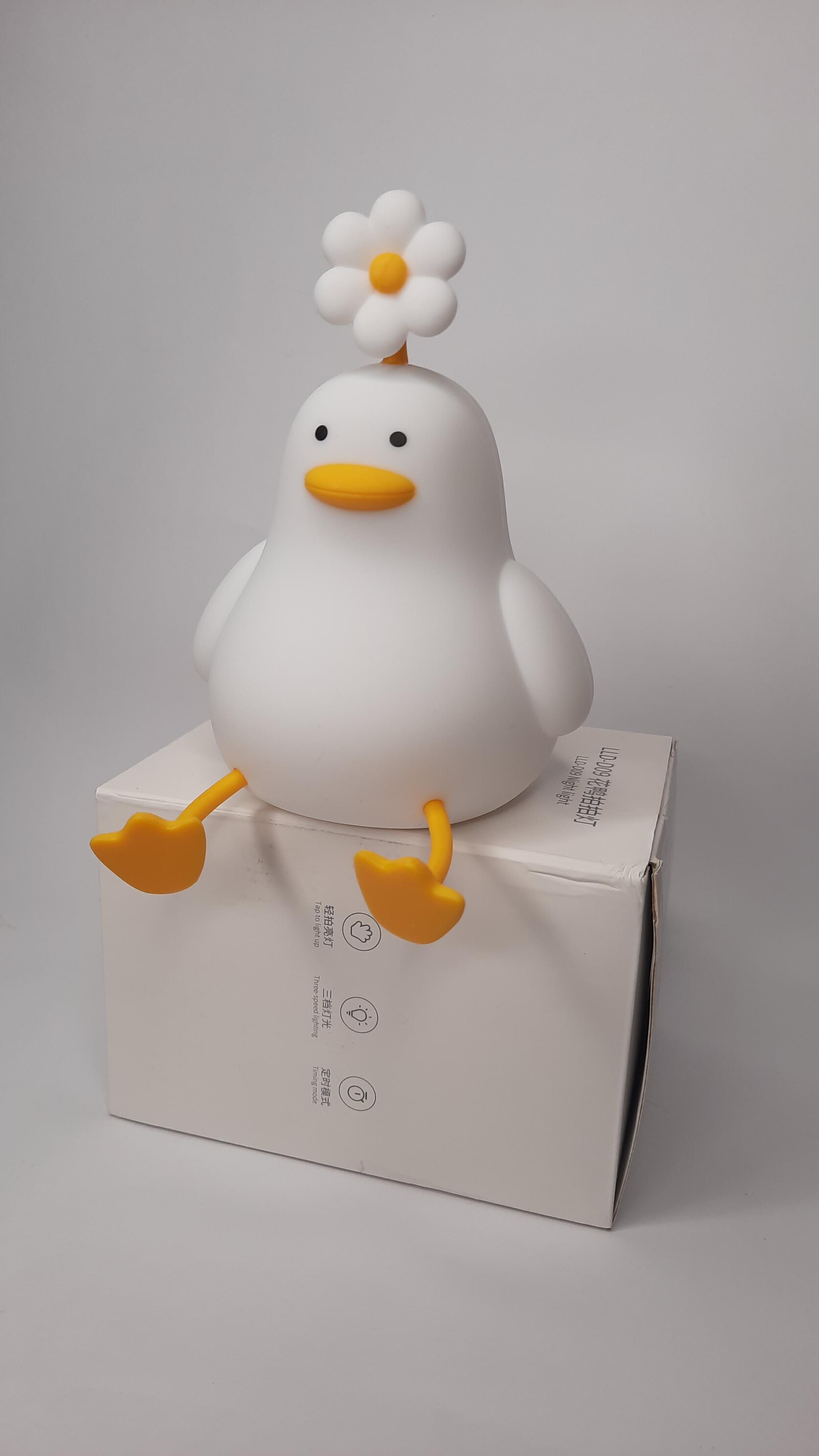 Нічник каченя з квіткою дитячий силіконовий led (kyl-8) - фото 16 Нічник каченя з квіткою дитячий силіконовий led (kyl-8) - фото 16